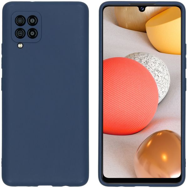 imoshion Color Backcover Samsung Galaxy A42 - Donkerblauw