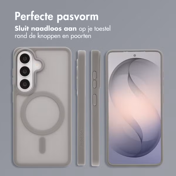 imoshion Color Guard Backcover met MagSafe Samsung Galaxy S26 - Grijs