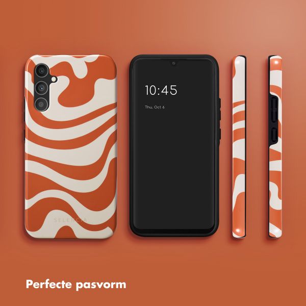 Selencia Vivid Tough Backcover Samsung Galaxy A34 (5G) - Dream Swirl Orange