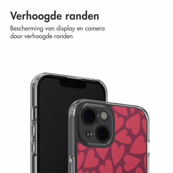 imoshion Design hoesje Apple iPhone 13 - Hearty Coral Dust