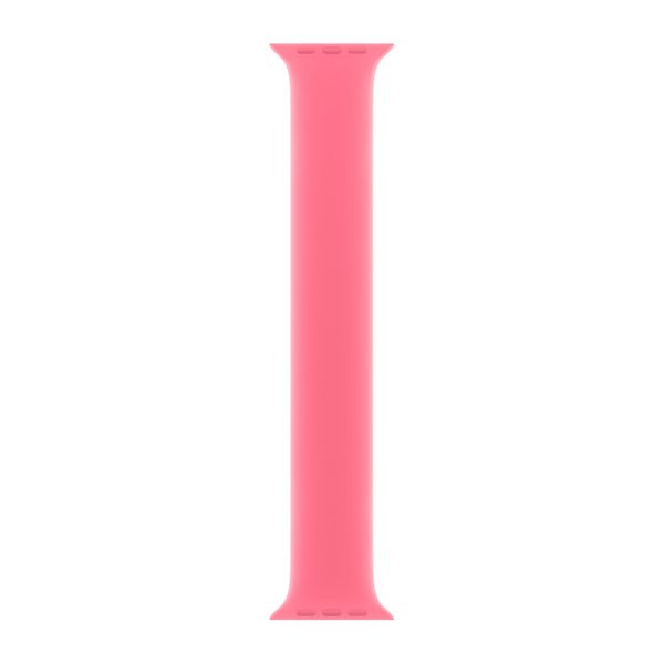 Apple Siliconen solobandje Apple Watch | 38/40/41/42 mm - Maat 4 - Pink