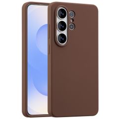 Accezz Liquid Silicone Back Cover with MagSafe Samsung Galaxy S26 Ultra - New Tea Brown