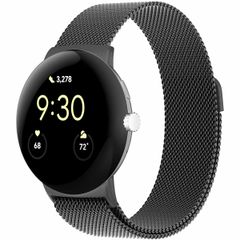 imoshion Milanees magnetisch bandje Google Pixel Watch 3 - 45 mm - Zwart