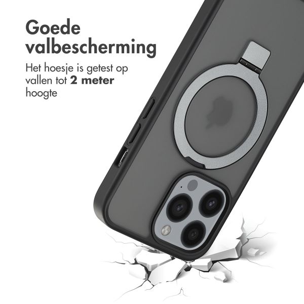 Accezz Ring Stand Backcover met MagSafe iPhone 13 Pro - Zwart