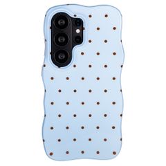 Selencia Vivid Wavy Backcover met MagSafe Samsung Galaxy S26 Ultra - Happy Dots Digital Sky