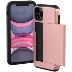 imoshion Backcover met pasjeshouder Apple iPhone 11 Pro - Rosé Goud