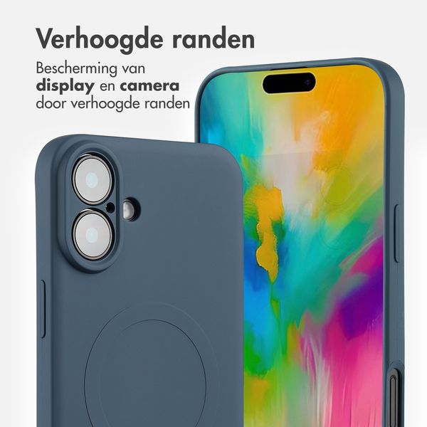 imoshion Color Backcover met MagSafe Apple iPhone 16 - Donkerblauw