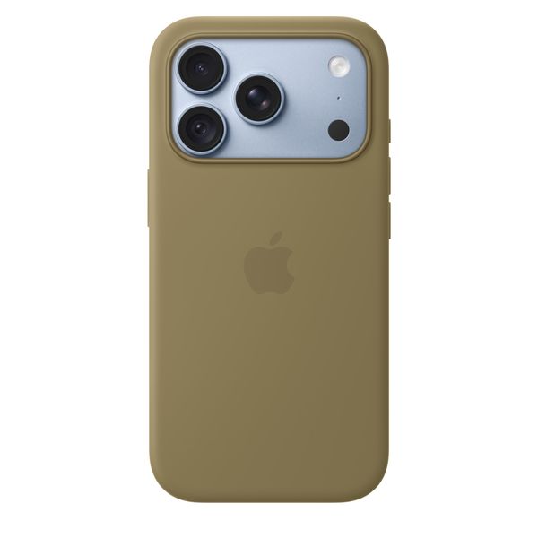 Apple Siliconenhoesje met MagSafe Apple iPhone 18 Pro - Olive