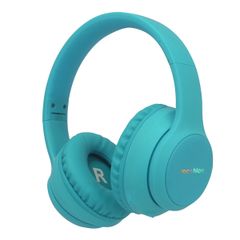 imoshion Kids LED Light Bluetooth Headphones - Kinder koptelefoon met decibelbegrenzer - Draadloze koptelefoon + AUX kabel - Lichtblauw