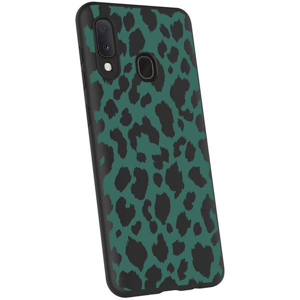 imoshion Design hoesje Samsung Galaxy A20e - Green Leopard