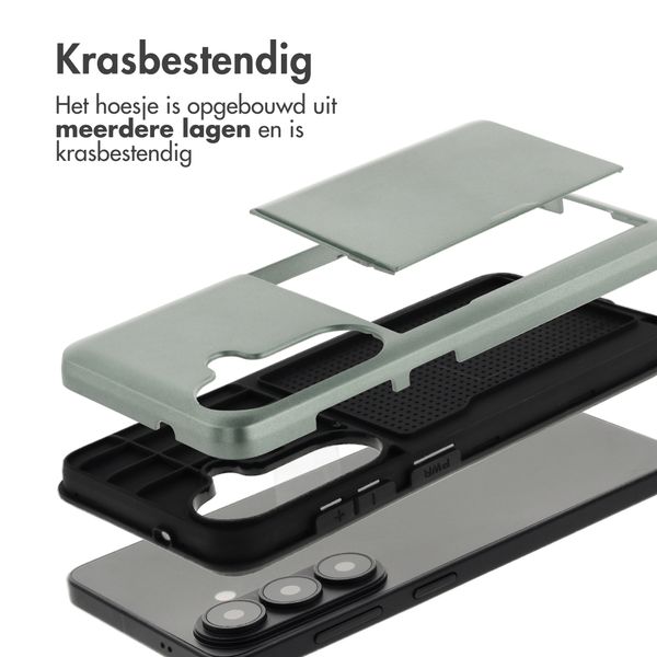 imoshion Backcover met pasjeshouder Samsung Galaxy S26 - Groen