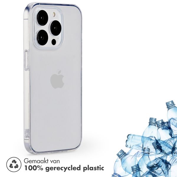 Accezz 100% Recycled Clear Backcover iPhone 14 Pro - Transparant