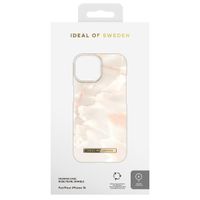 iDeal of Sweden Fashion Backcover MagSafe Apple iPhone 15 - Rose Pearl Marble