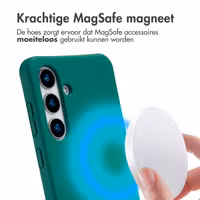 imoshion Color Backcover met afneembaar koord MagSafe Samsung Galaxy S24 / S25 - Donkergroen