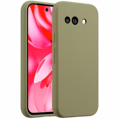 Accezz Liquid Silicone Backcover Google Pixel 9A - Groen