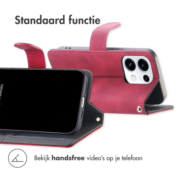imoshion Bookcase met koord Oppo Reno 16 / 16 Pro - Rood