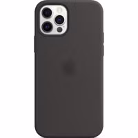 Apple Silicone Backcover MagSafe Apple iPhone 12 Pro Max - Black