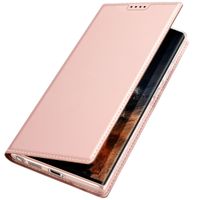 Dux Ducis Slim Softcase Bookcase Samsung Galaxy S23 Ultra - Rosé Goud