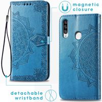 imoshion Mandala Bookcase Samsung Galaxy A20s - Turquoise