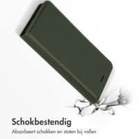 Accezz Premium Leather Slim Bookcase Apple iPhone SE (2022 / 2020) / 8 / 7 / 6(s) - Groen