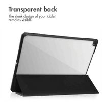 imoshion Trifold Hard Case Book Cover Apple iPad 9 (2021) 10.2 inch / iPad 8 (2020) 10.2 inch / iPad 7 (2019) 10.2 inch - Black