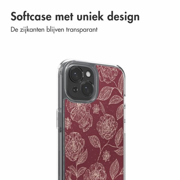 imoshion Design hoesje Apple iPhone 15 - Deep Rose