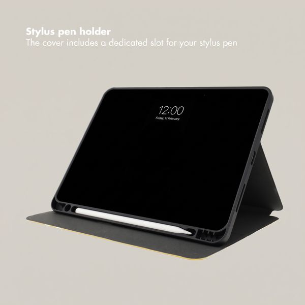 Selencia Vivid Tablet Case Apple iPad Air 11 inch (2026) M4 / (2025) M3 / (2024) M2 / Air 5 (2022) / Air 4 (2020) - Chalky Bloom