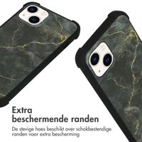 imoshion Design hoesje met koord iPhone 14 - Black Marble