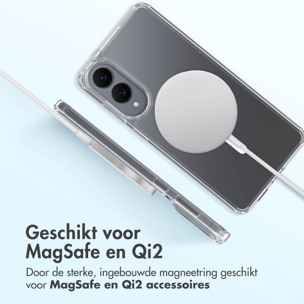 Accezz Xtreme Impact Backcover met MagSafe Samsung Galaxy S25 Edge - Transparant