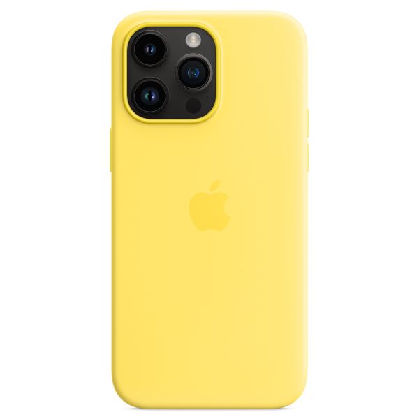 Apple Silicone Backcover MagSafe iPhone 14 Pro Max - Canary Yellow