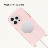 Selencia Rivièra MagSafe Back Cover with detachable hooks Apple iPhone 15 Pro Max - Sorbet Pink