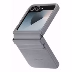 Samsung Originele KindSuit Vegan Leather Case Samsung Galaxy Z Flip 6 - Gray