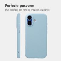 imoshion Texture Backcover Apple iPhone 16 - Lichtblauw