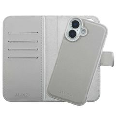 Selencia Olyn Detachable Wallet Case with MagSafe Apple iPhone 16 - Grey