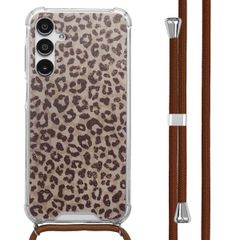 imoshion Design hoesje met koord Samsung Galaxy A16 - Leopard Mood