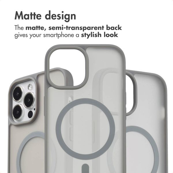 imoshion Colour Guard Back Cover with MagSafe Apple iPhone 13 Pro Max - Grey