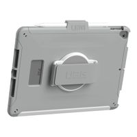 UAG Scout Healthcare backcover met strap Apple iPad 9 (2021) 10.2 inch / iPad 8 (2020) 10.2 inch / iPad 7 (2019) 10.2 inch - Wit / Grijs