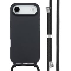 imoshion Silicone Case with Strap Apple iPhone Air - Black