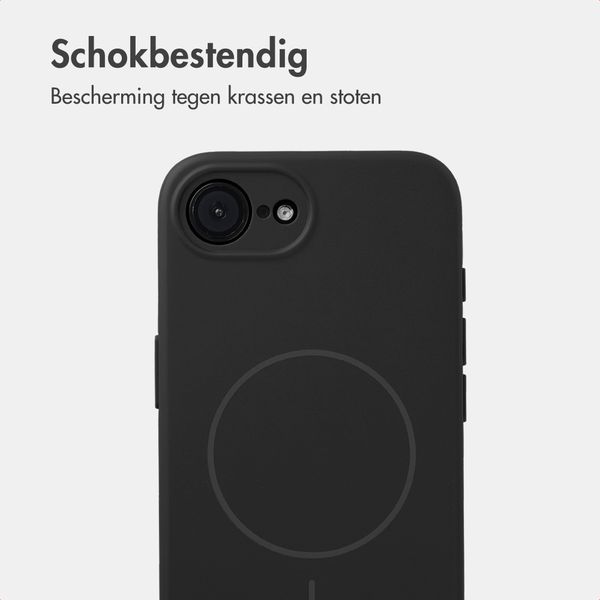 Accezz Grip Backcover met MagSafe Apple iPhone 17e / 16e - Zwart
