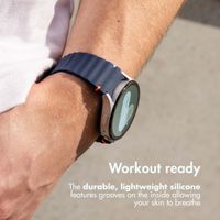 imoshion Wave Silicone Band Samsung Galaxy Watch 9 (40/44mm) / Watch 8 (40/44mm) / Classic (46mm) - Dark Blue