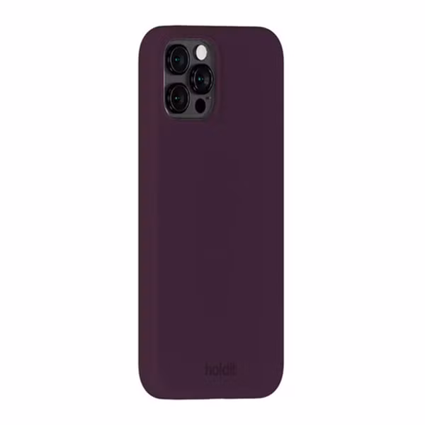 Holdit Silicone Case iPhone 12 / 12 Pro - Deep Plum