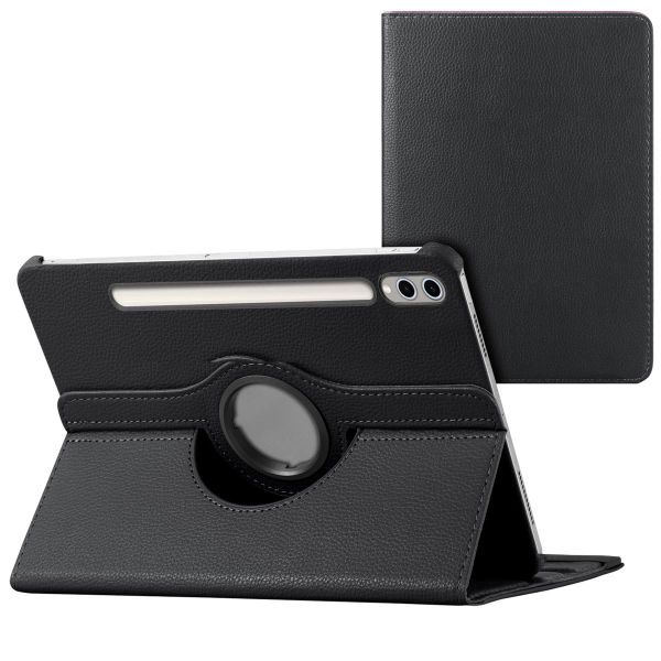 imoshion 360° draaibare Bookcase Samsung Galaxy Tab S10 Plus / Tab S9 Plus / Tab S9 FE Plus - Zwart