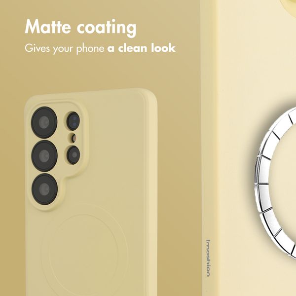 imoshion Colour Back Cover with MagSafe Samsung Galaxy S26 Ultra - Vanilla
