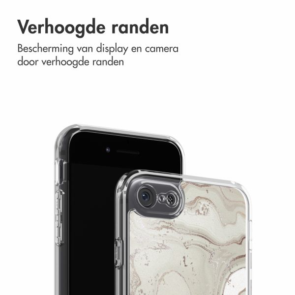 imoshion Design hoesje Apple iPhone SE (2022 / 2020) / 8 / 7 - Sandy Marble