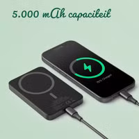 Ontwerp je eigen MagSafe Powerbank 5000 mAh - Black