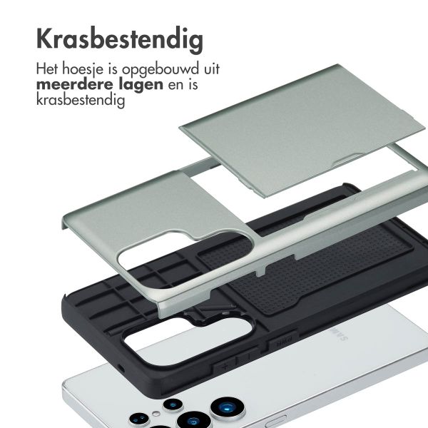 imoshion Backcover met pasjeshouder Samsung Galaxy S25 Ultra - Groen