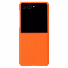 Accezz Grid Backcover Samsung Galaxy Z Flip 8 - Oranje