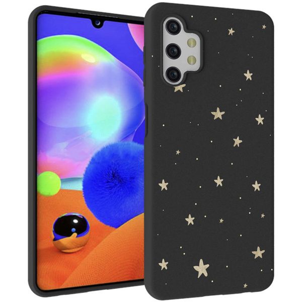 imoshion Design hoesje Samsung Galaxy A32 (5G) - Sterren / Zwart