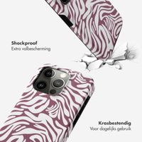 Selencia Vivid Tough Backcover iPhone 15 Pro - Trippy Swirl Dark Rose