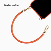 Selencia Universeel Polskoord met 2 haken - Burnt Sienna